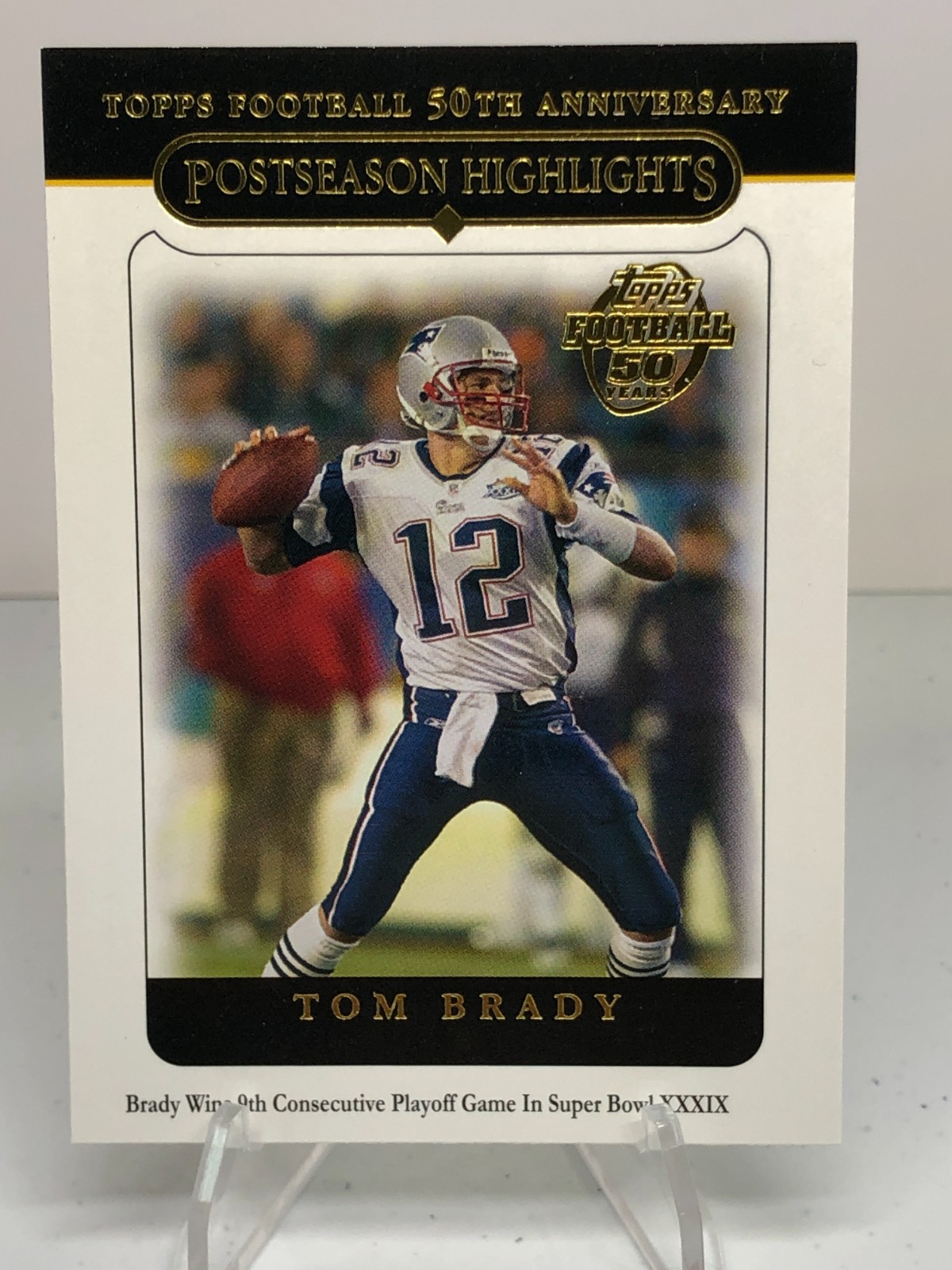 Tom Brady #360 Football Cards 2005 Topps trading card — raw and PSA graded price guide