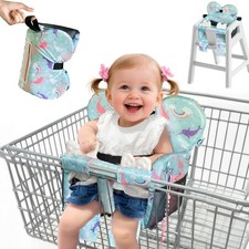 Baby Shopping Cart Cover  High Chair Seat Protector - Universal Fit for