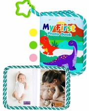 My First Photo Album Gift for Baby with Soft Fabric Cover 4x6 Photos Accessories