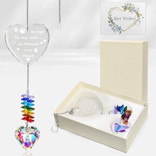 Pet Memorial Suncatcher, Dog Memorial Gifts for Loss of Dog, Pet Loss Sympathy H