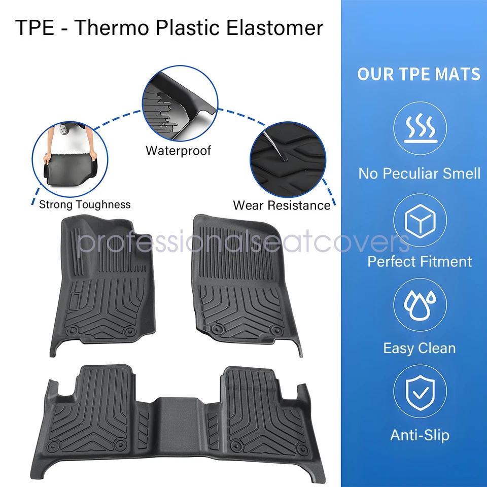 Alfombrillas forros de TPE para Benz ML W166/GLE W166 C292/GL X166/GLS X166 2012-2019 Foto 3 de 4