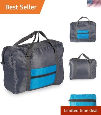 Foldable Lightweight Travel Weekender Duffle Bag for Carry On Luggage, Vacati...