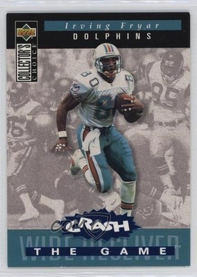 1994 Collector's Choice Crash the Game Blue Redemption Irving Fryar #C30 0q3