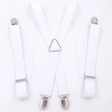 Men’s Heavy-Duty Braces Wide Trouser Suspenders with Strong Metal Clips