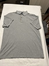 BURBERRY London Men's Light Gray Polo T-Shirt Size L