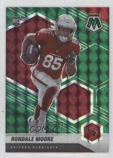 2021 Panini Mosaic Rookies Green Mosaic Prizm Rondale Moore #317 05cr