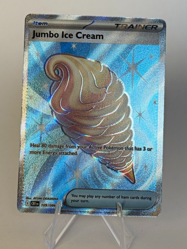 The Pokémon Company Pokemon TCG Jumbo Ice Cream 109/086 Chaos rising