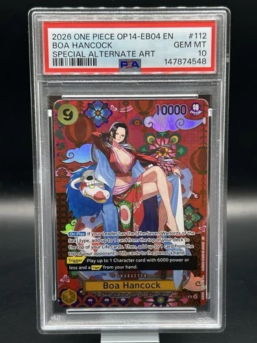 2026 One Piece Boa Hancock Special Art Rare OP14-112 PSA 10
