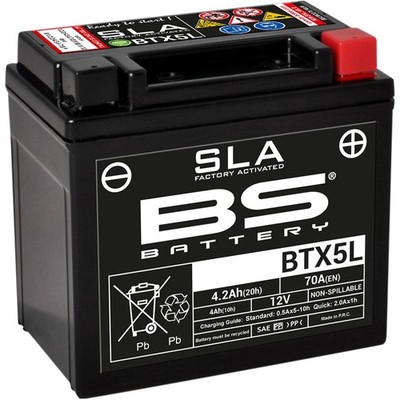 BS Battery Battery - 12V - 5ah - BTX5L 300670