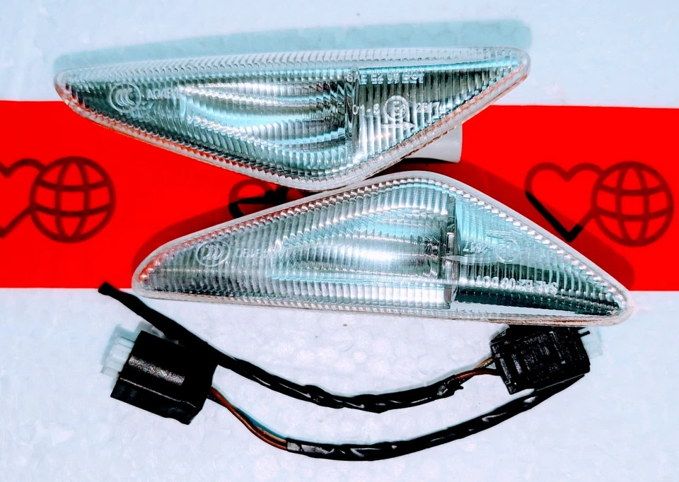 For 2007-2014 X3 X5 X6 BMW L&R Repeater Side Marker Turn Signal 7267977 & 78 - Image 2 of 4