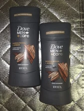 Dove Men+Care Antiperspirant Deodorant Stick 2.6 Sandalwood + Amber Lot Of 2