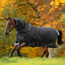 HORSEWARE IRELAND Amigo Bravo 12 Plus Med 250g Black/Strong Blue/Black Blanket