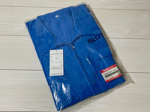 New Japanese SUZUKI Mechanic Coverall Jumpsuit XL size JDM Genuine item BLUE - 第 6/6 張圖片