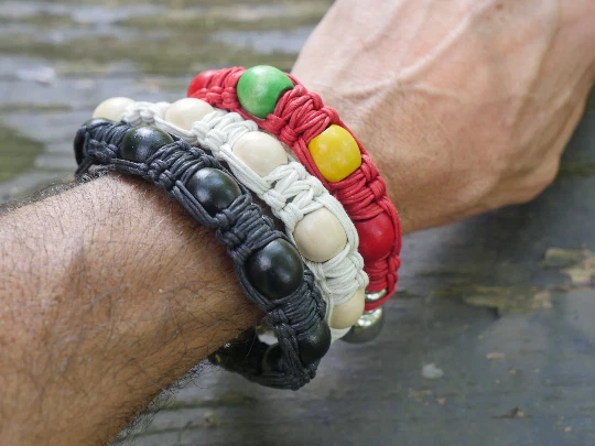 Brazalete portátil azul/blanco pipa para fumar hierbas pipas humo tabaco Foto 4 de 4