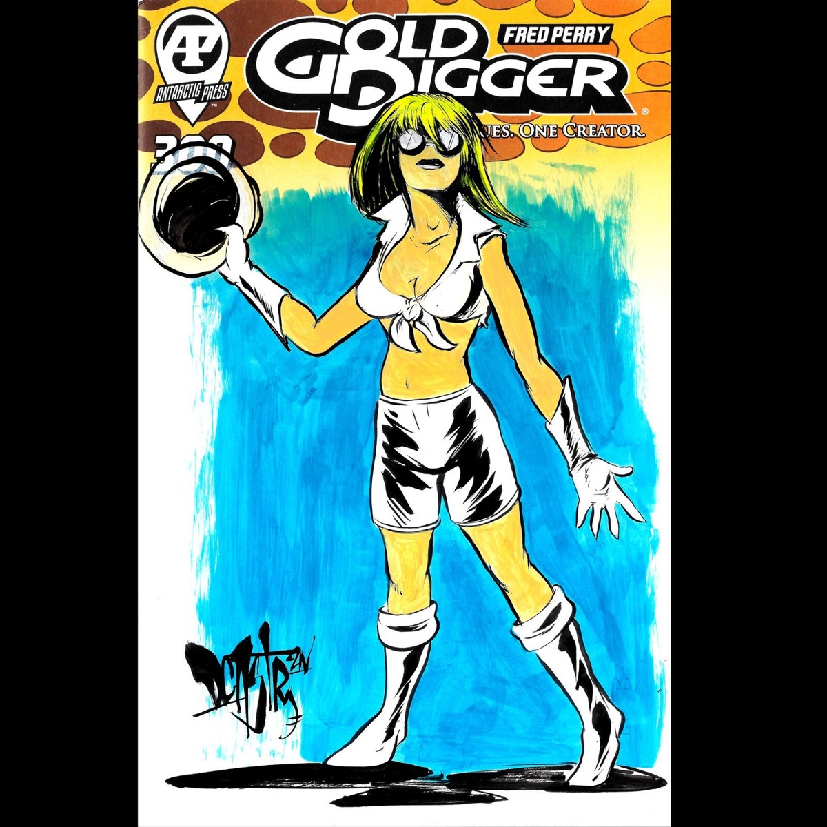Gold Digger #300 (2023) AP Comic Sketch Variant W Original Dave
