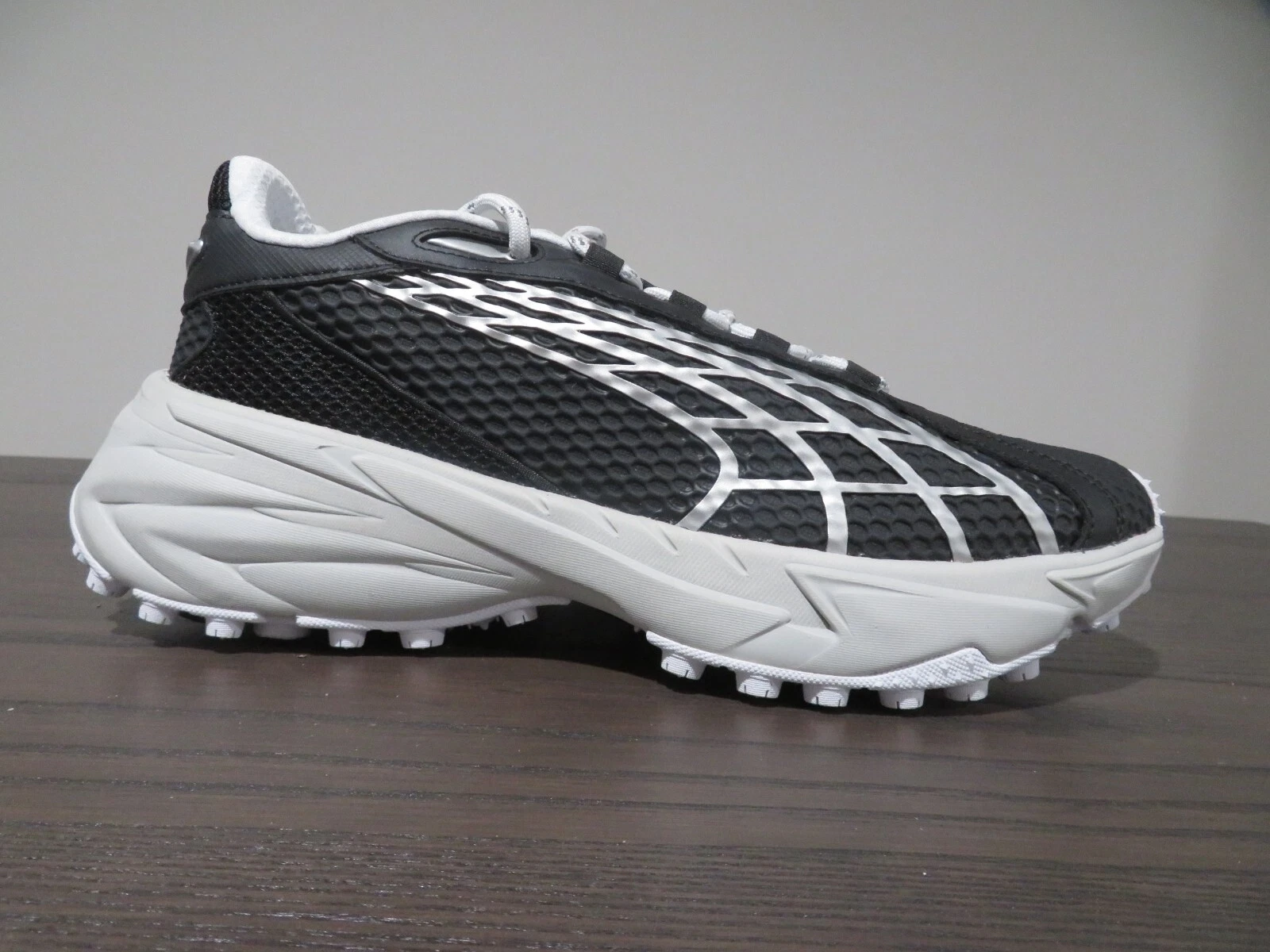 Puma Spirex Speed Uomo 10.5 Nero Sneakers Scarpe Sportive Casual 397263 02