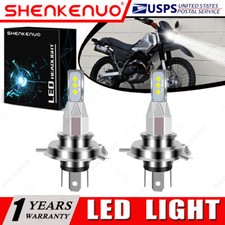 For Yamaha XT225 1992-2007 - 2X HS1 9003 H4 LED Headlights Bulbs 55W 6000K White