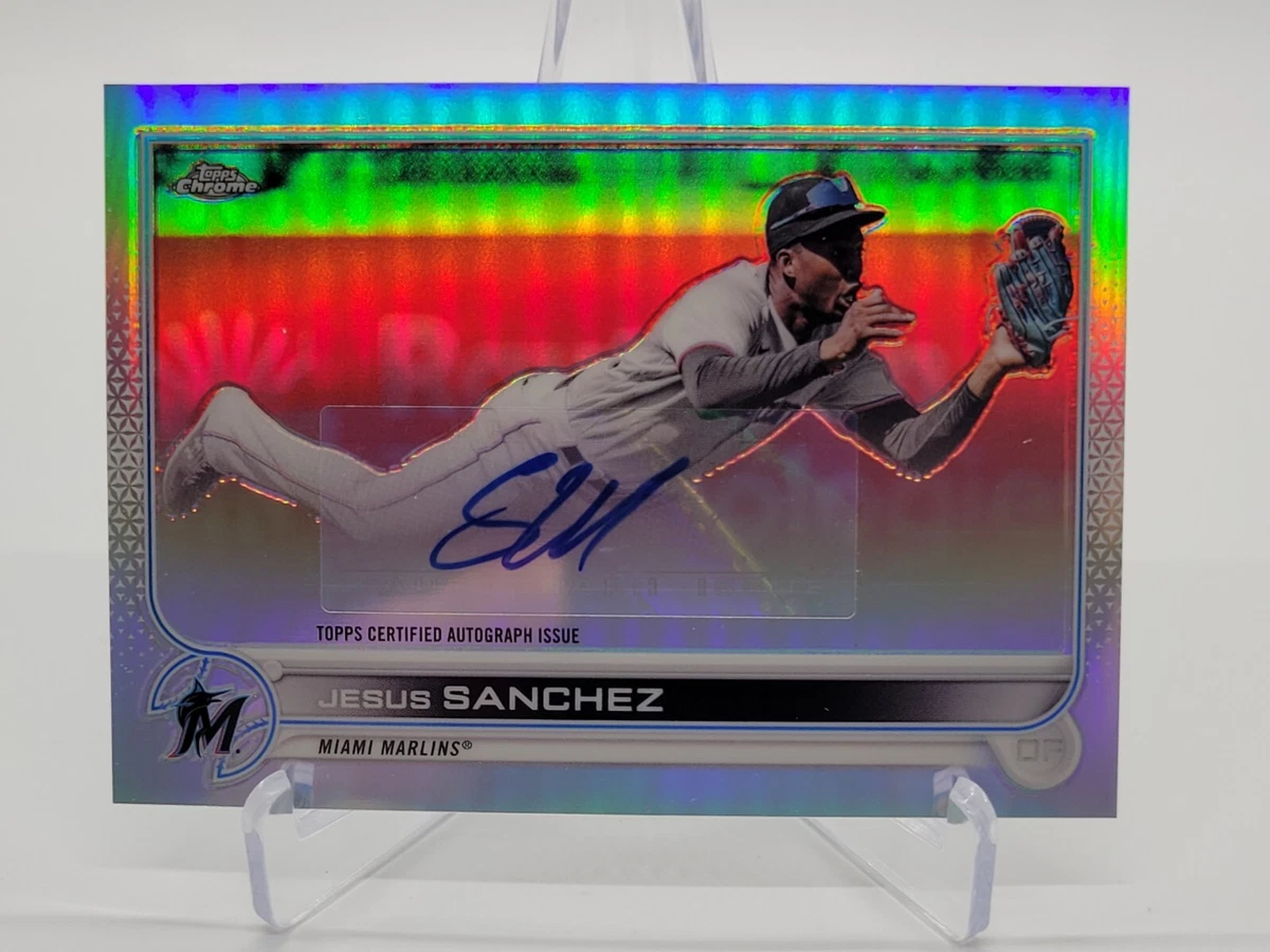 Jesus Sanchez 2022 Topps Chrome Update Rookie Autograph #AC-JSA