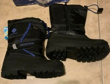 Dream Pairs Thinsulate Kamick-3 High Black Boots w/ Fur Youth 2 NEW w/ Box Tag