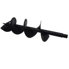 1 Pack 8" Earth Auger Drill Bits Fit For Gas Powered Post Fence Hole Digger
