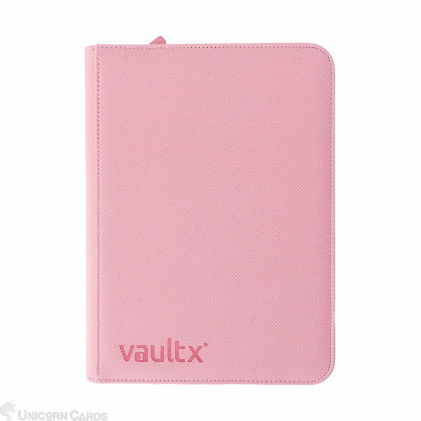 Vault X: Premium 9-Pocket Exo-Tec® Zip Binder - Just Pink :: 20