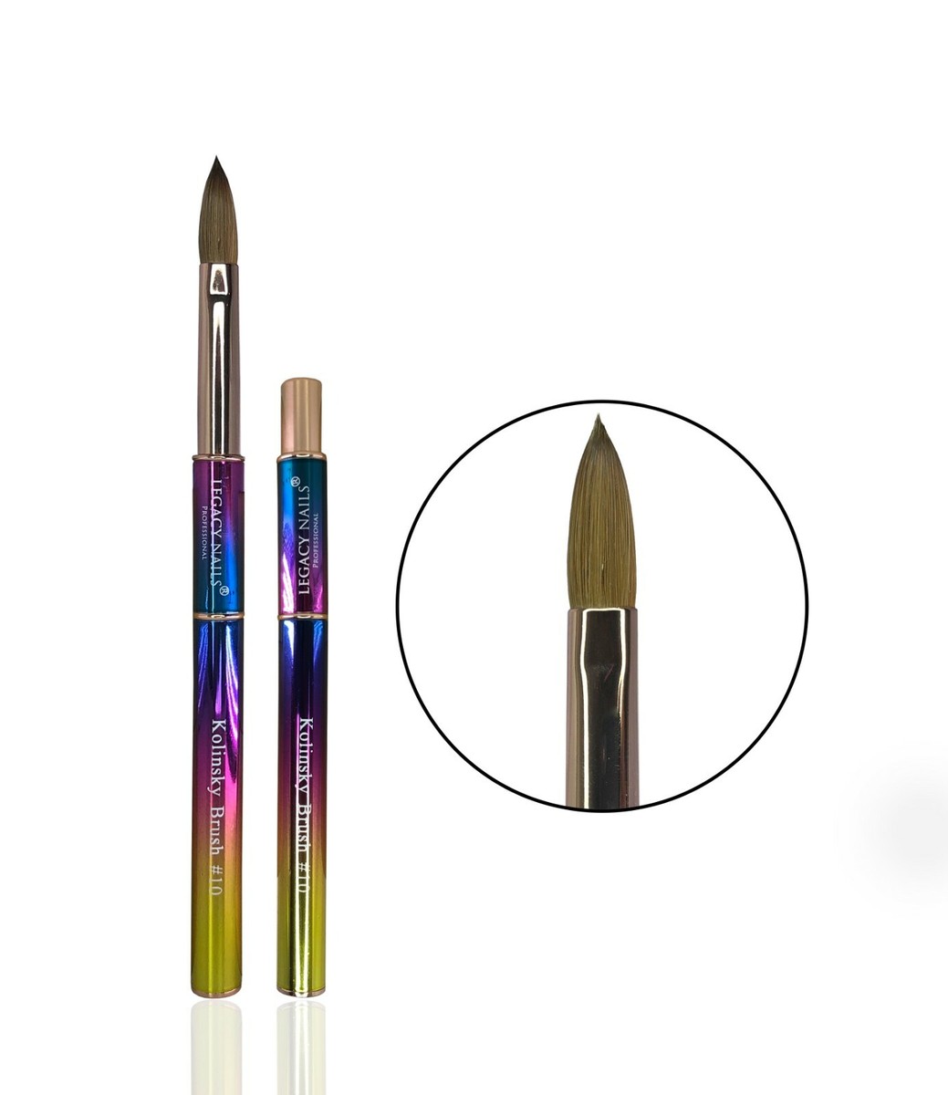 Kolinsky Brush Multicolor #10 Legacy Nails