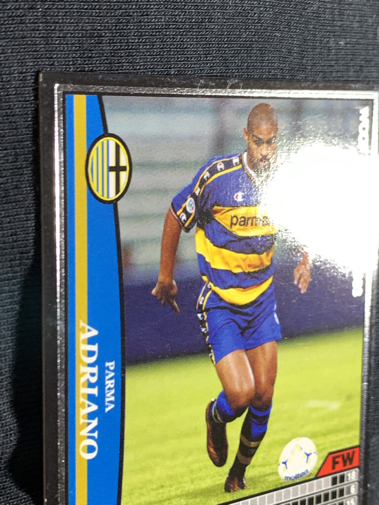 Adriano WCCF PANINI soccer card made in Japan sports Fight 189/288