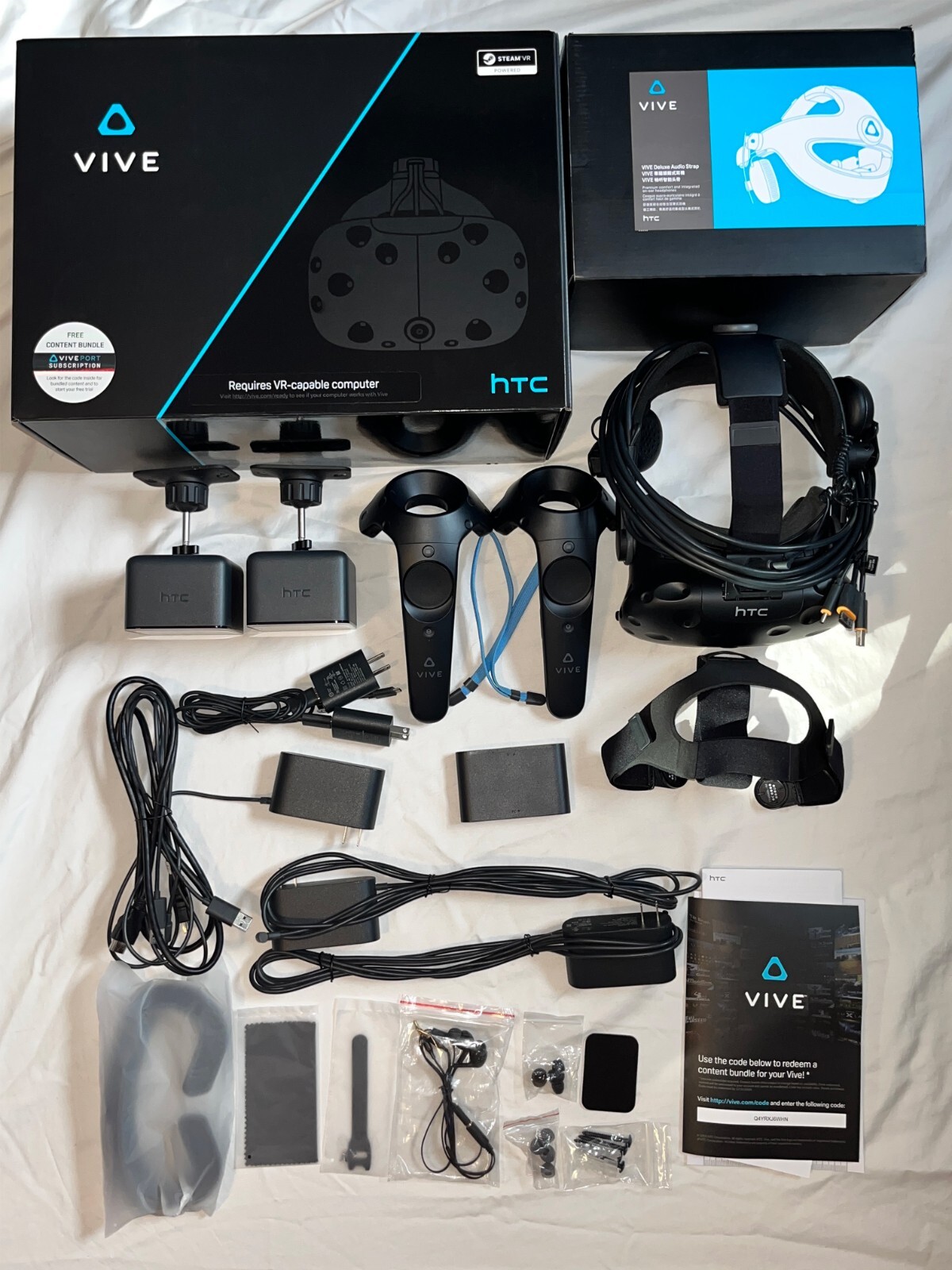 Htc Vive Vr Game Bundle Pc HTC Vive (VR Headset) Complete Set
