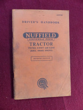 livret : manuel tracteur NUFFIELD 4 DMV & 4 DM de 1959