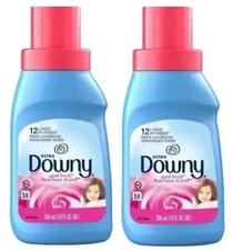 DOWNY (2-PACK) 10 Oz. Bottles 🩷🫧 ●APRIL FRESH● 🩷🫧 Fabric Softner🫧 12-Loads.