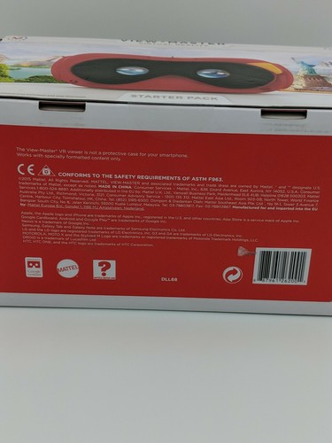 (NEW SEALED) VIEW MASTER VIRTUAL REALITY VR 360 VIEWER HEADSET STARTER PACK - Picture 5 of 8