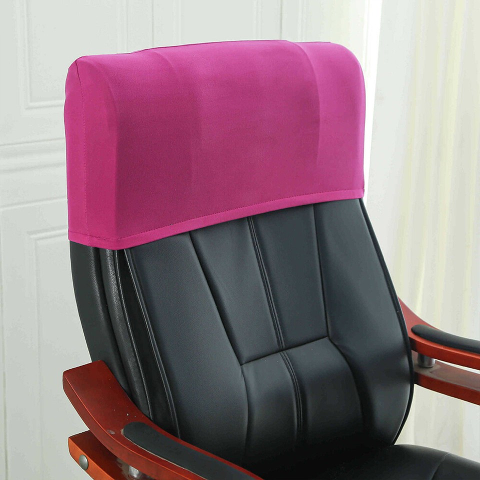 Head Pillow Cover Chair Back Cover Office Chair Backrest Cover Dust