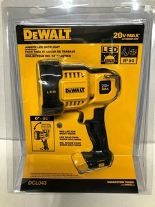 DEWALT DCL043 20 VOLT Max LED Cordless 