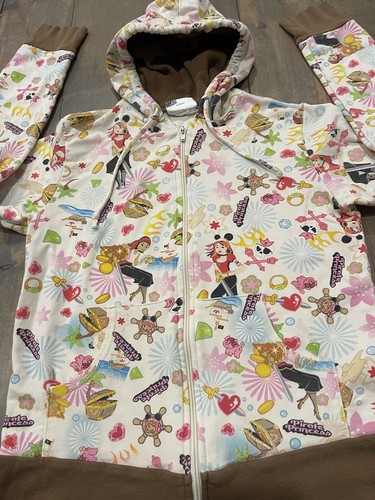 Disneyland Resort Pirate Princess Girl’s Long Sleeve Zip Up Hoodie Jacket Size:M - Picture 2 of 8