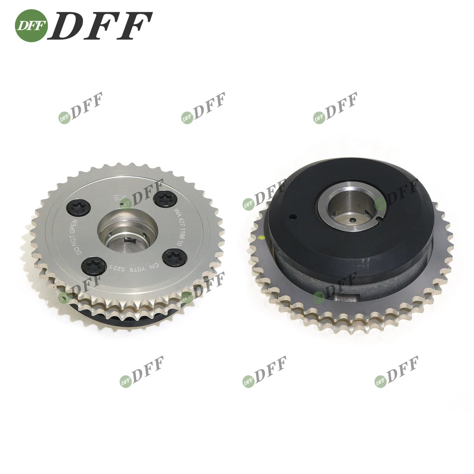 Juego de 2 ajustes de engranajes de árbol de levas de escape para Porsche 911 Cayman Boxster Paramera Foto 2 de 4