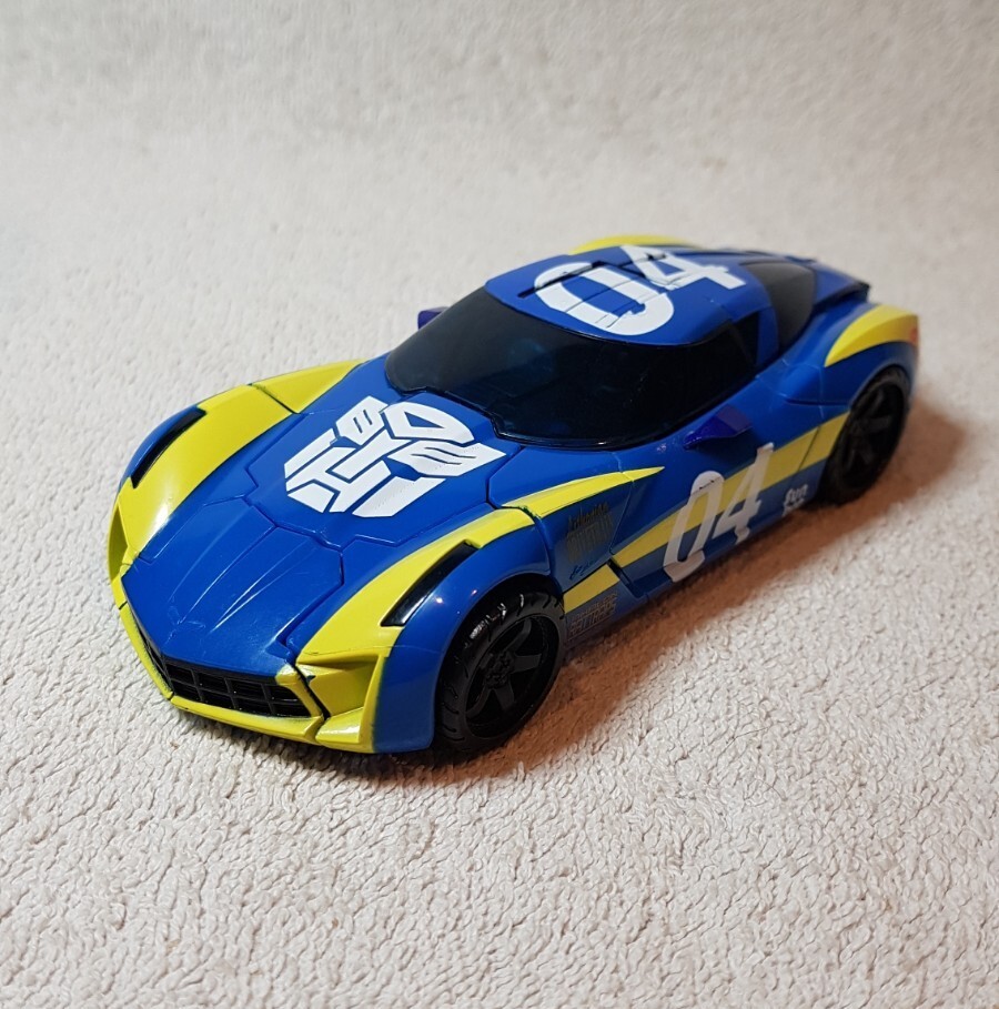 Transformers Movie Dark of the Moon Sideswipe/Corvette VGC Missing