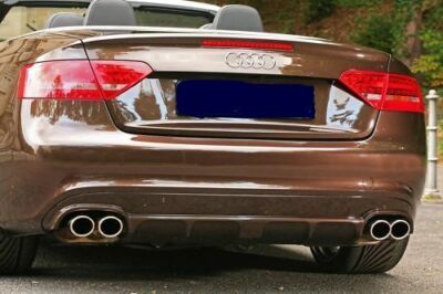2008-2012 AUDI A5 JMS REAR DIFFUSER RACE LOOK TO FIT QUAD EXHAUST FOR S-LINE NEW