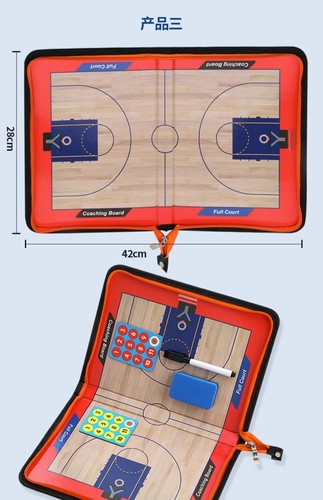 Double-Sided PVC Tactical Board for Basketball Football Volleyball-Coaching Aid - Picture 11 of 32