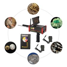 Long Range Metal Detector HandHeld Gold Detector 1000M w/ LED Screen Chargers