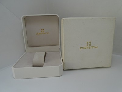 Zenith Watch Box, Inner and Outer, Vintage 1990's-2000's
