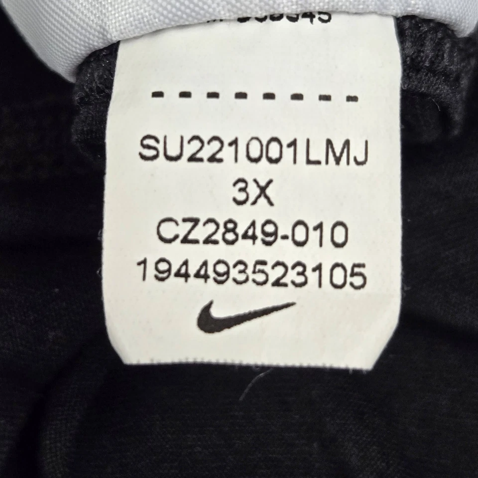 Nike Women Sweatshirt 3X Black Dri-Fit Running Reflective Logo Zipper - Image 4 of 4