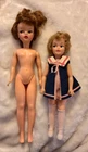 Vintage Ideal Toys Corp Tammy and her Sister Pepper Lot Of 2 Dolls