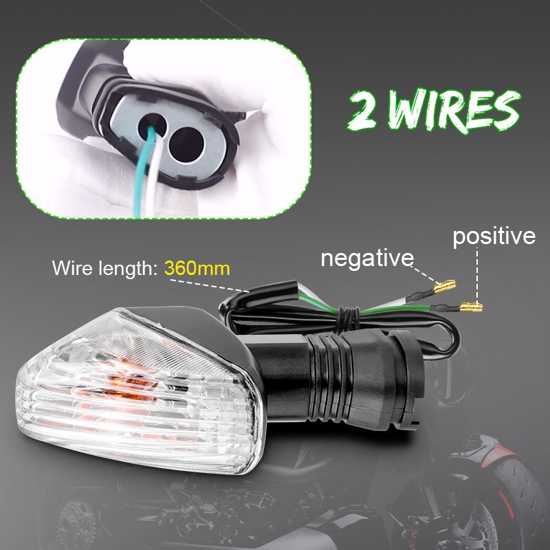 Rear Turn Signal Light Lamp For KAWASAKI ZX6R ZX10R ZX10RR NINJA