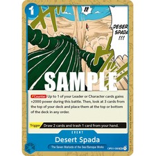 One Piece Card Game - Desert Spada OP01-088 UC English Card TCG Anime Manga