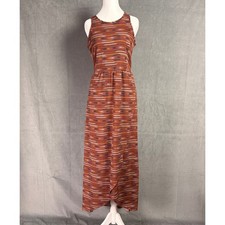 Toad & Co Sunkissed Women's Maxi Dress S Geometric Sleeveless Boho Wrap Holiday