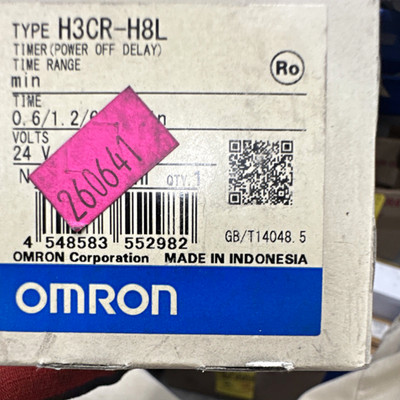 Omron H3CR-H8L Timer Power Off Delay 24V Control Relay Timer Module