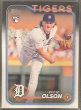 Topps Reese Olson #308 2024 Series 1 Detroit Tigers Rookie MLB Baseball Card