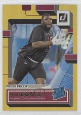2022 Panini Donruss Rated Rookie Press Proof Premium Phidarian Mathis #371 2l4