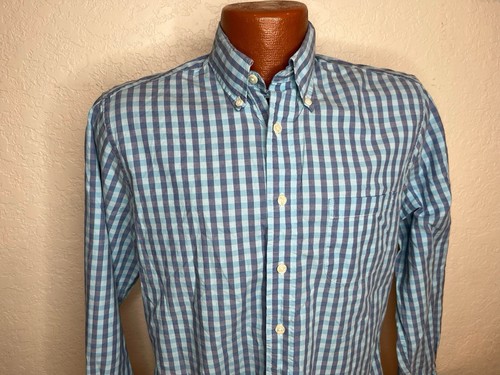 Mens Brooks Brothers Regent L/S Button Front Dress Shirt Small S - Squares - Picture 3 of 4