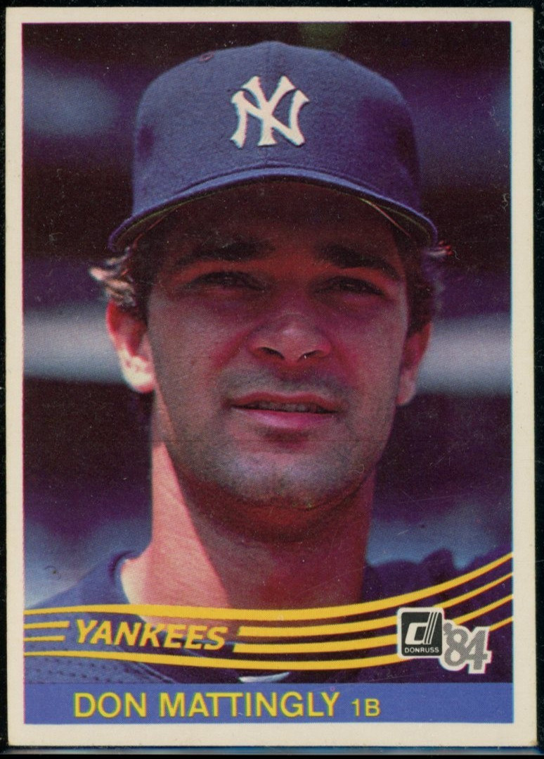 1984 DONRUSS DON MATTINGLY ROOKIE CARD RC #248 C